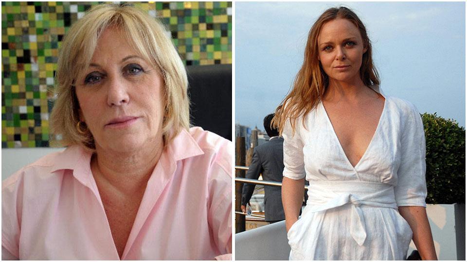 Fulvia Bacchi, direttrice Unic e ad della fiera Lineapelle e la stilista Stella McCartney ha di nuovo attaccato la pelle naturale