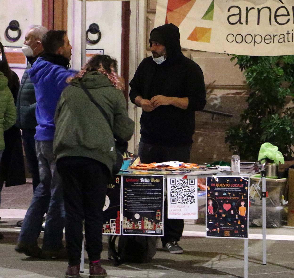 l’infopoint con i suoi operatori