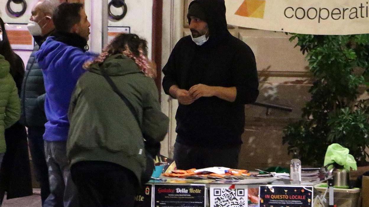 l’infopoint con i suoi operatori