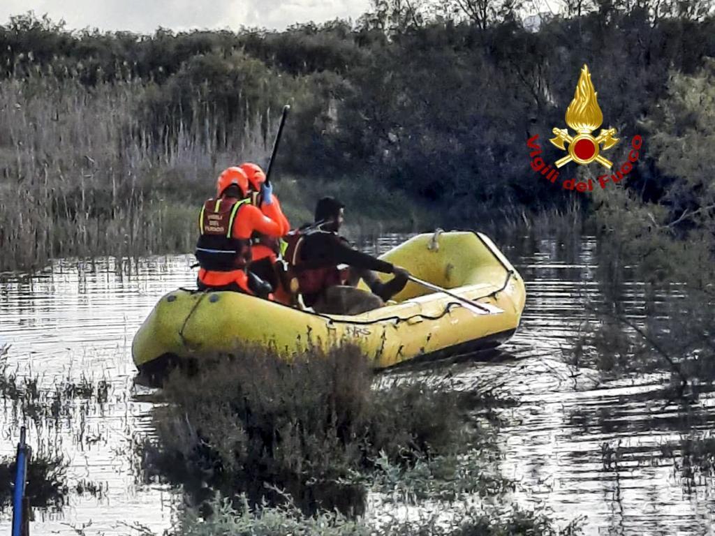 Ruscello in piena a Villaputzu, 20 pecore rimaste isolate salvate dai vigili del fuoco