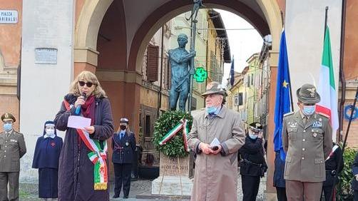 Il 4 Novembre celebrato dal vicesindaco Nizzoli con la marcia e la banda