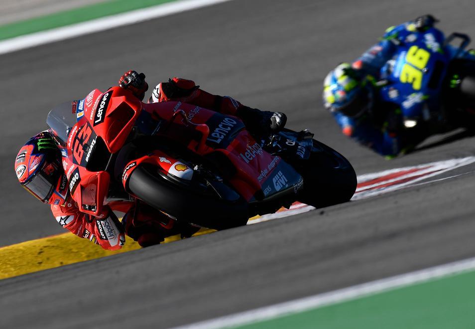 Bagnaia fantastico, domina dall’inizio alla fine Festa in casa Ducati per il titolo costruttori 