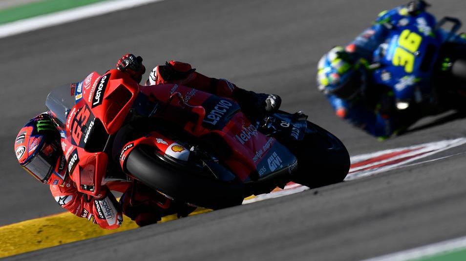 Bagnaia fantastico, domina dall’inizio alla fine Festa in casa Ducati per il titolo costruttori