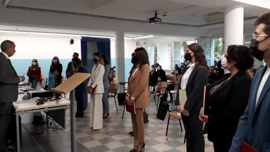 Laurea in scienze infermieristiche festa a Lucca per i primi 27 dottori