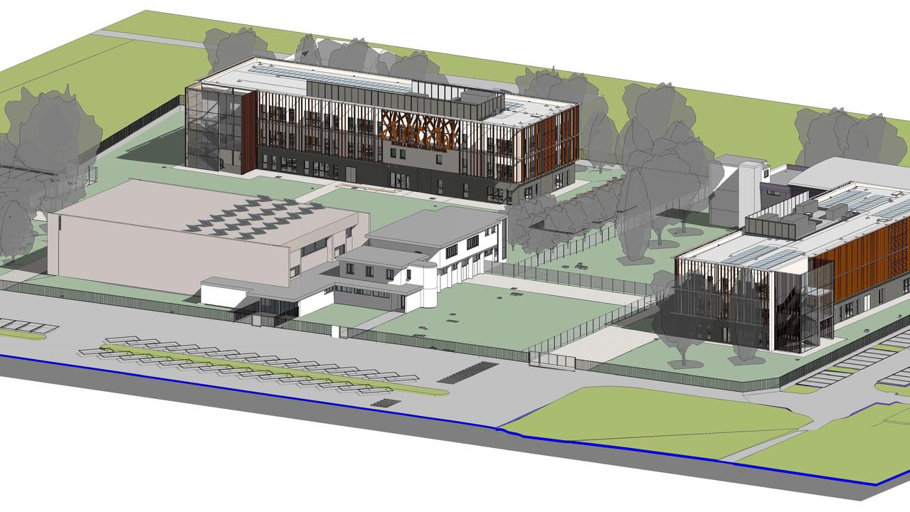Il rendering mostra parte della futura scuola