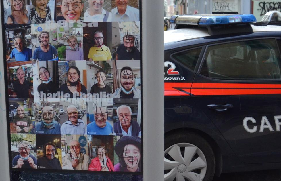 Riempito di svastiche il totem di Straborgo 