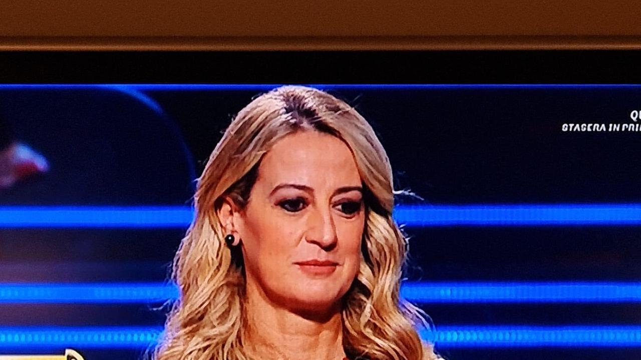Erika Bardazzi durante la trasmissione