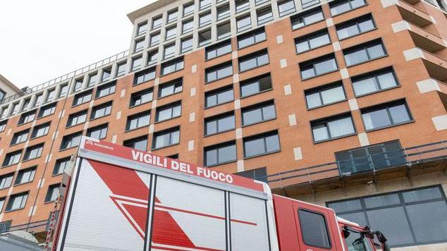 Le fiamme dalla cucina Intervento dei vigili