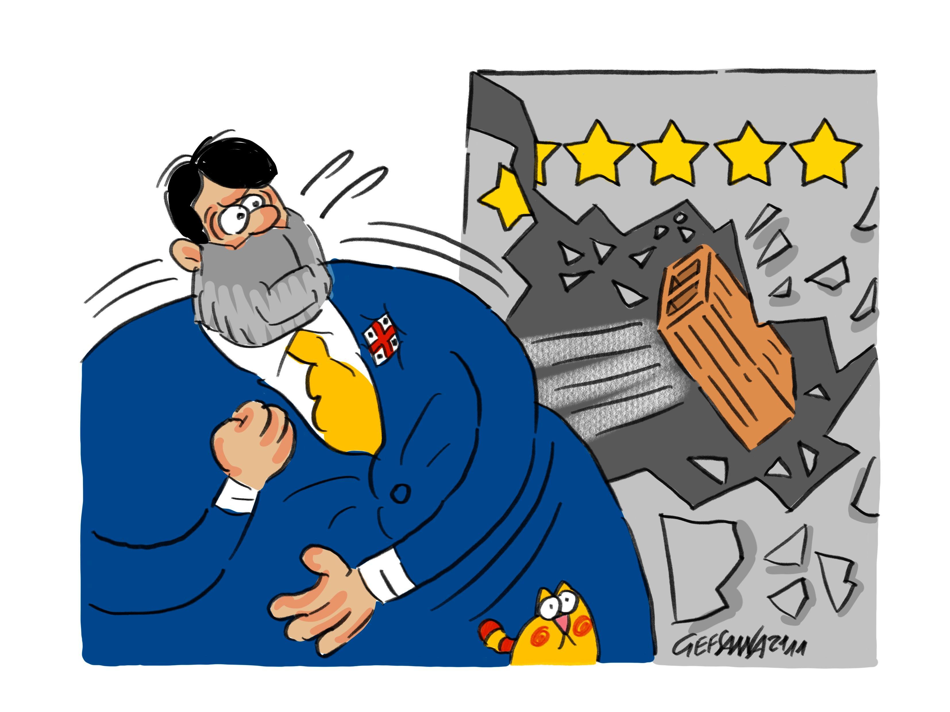 La vignetta di Gef: Solinas contro il reddito di cittadinanza