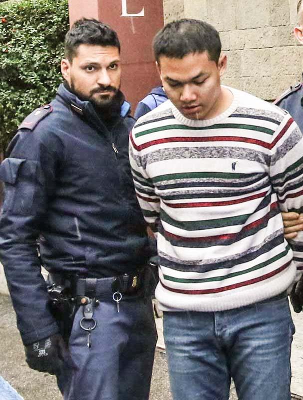 L'arresto nel 2018 (Foto Masini / Sestini)