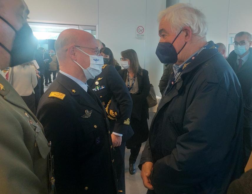 L’incontro coi familiari del generale Goretti 