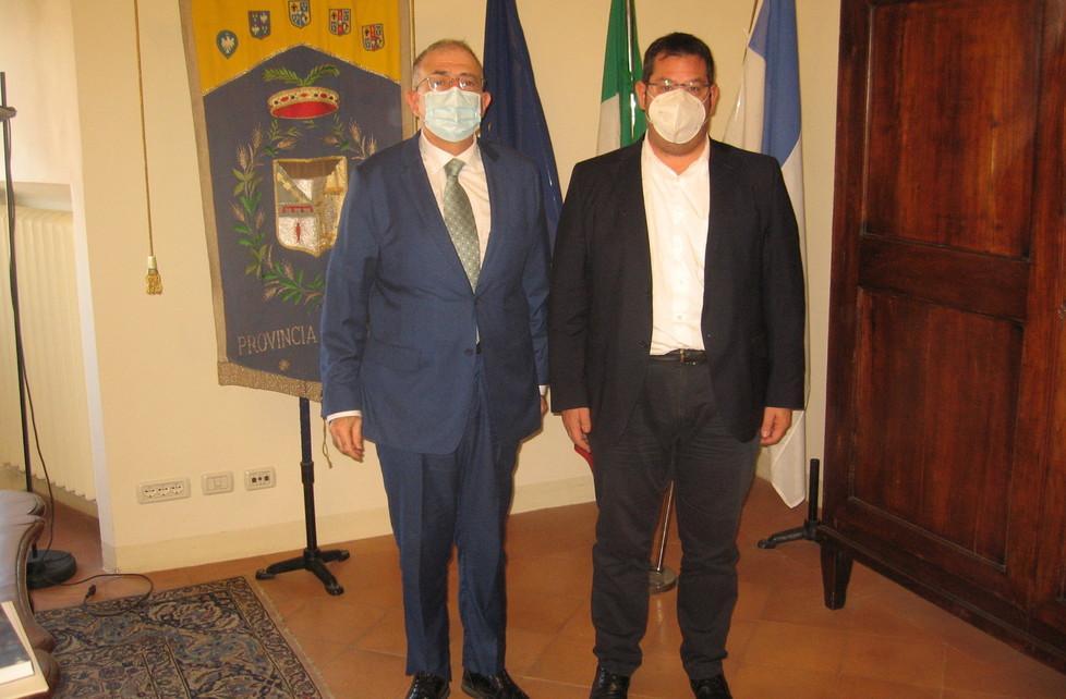 Minarelli col nuovo prefetto