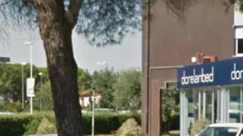 Il parcheggio dove avvenne la violenza di gruppo