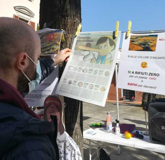 Un’iniziativa contro la riapertura della discarica