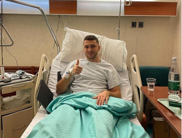 Walukiewicz in clinica dopo l'intervento chirurgico a Roma