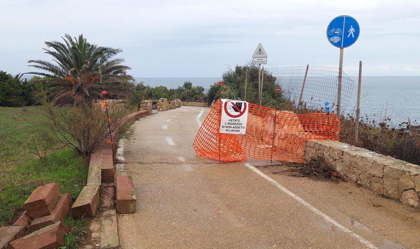 Pista ciclabile, primi interventi per la messa in sicurezza