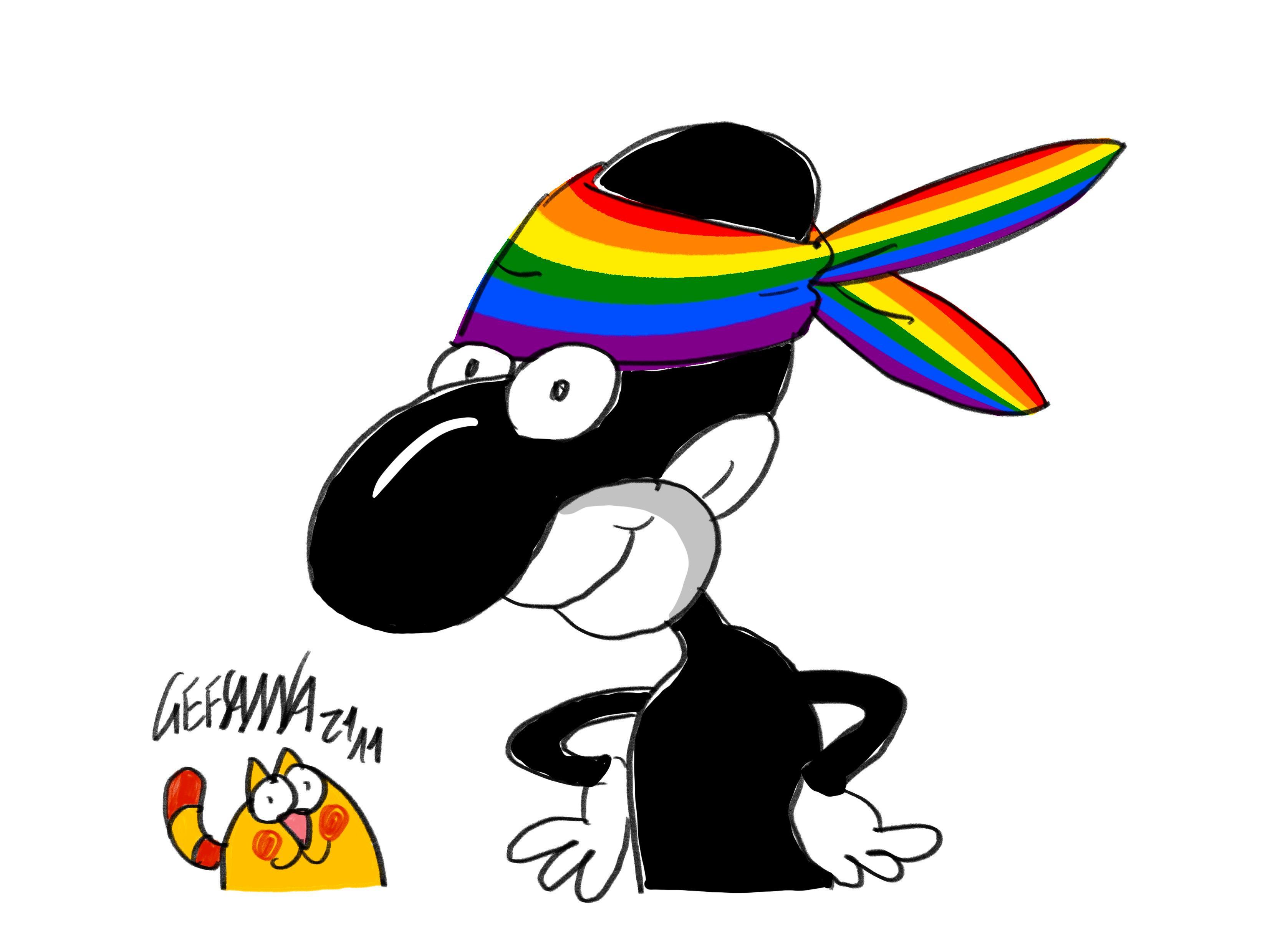 La vignetta di Gef: coming out in tv, un aiuto contro l'omofobia 