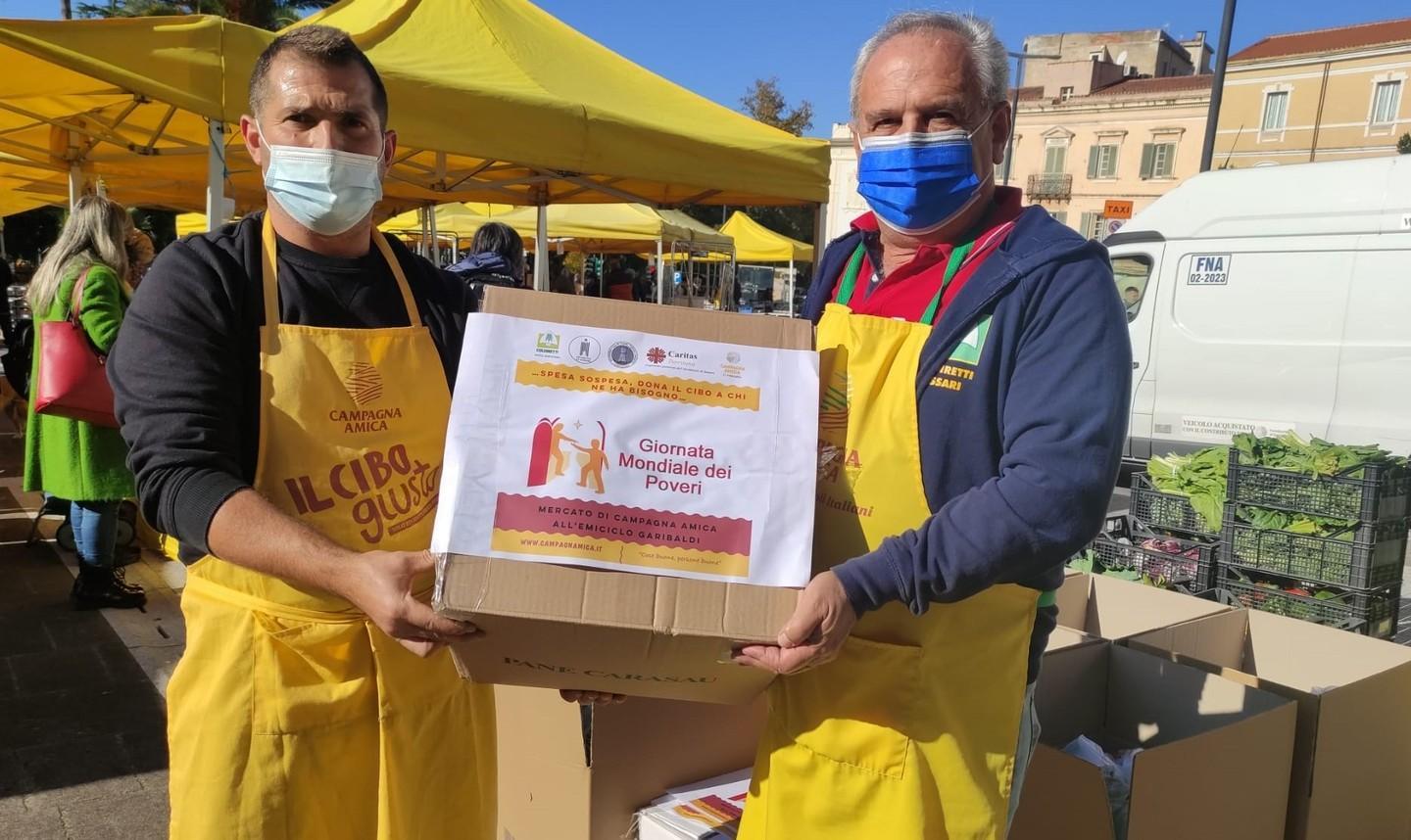 Donati cinque quintali di prodotti raccolti da Campagna Amica