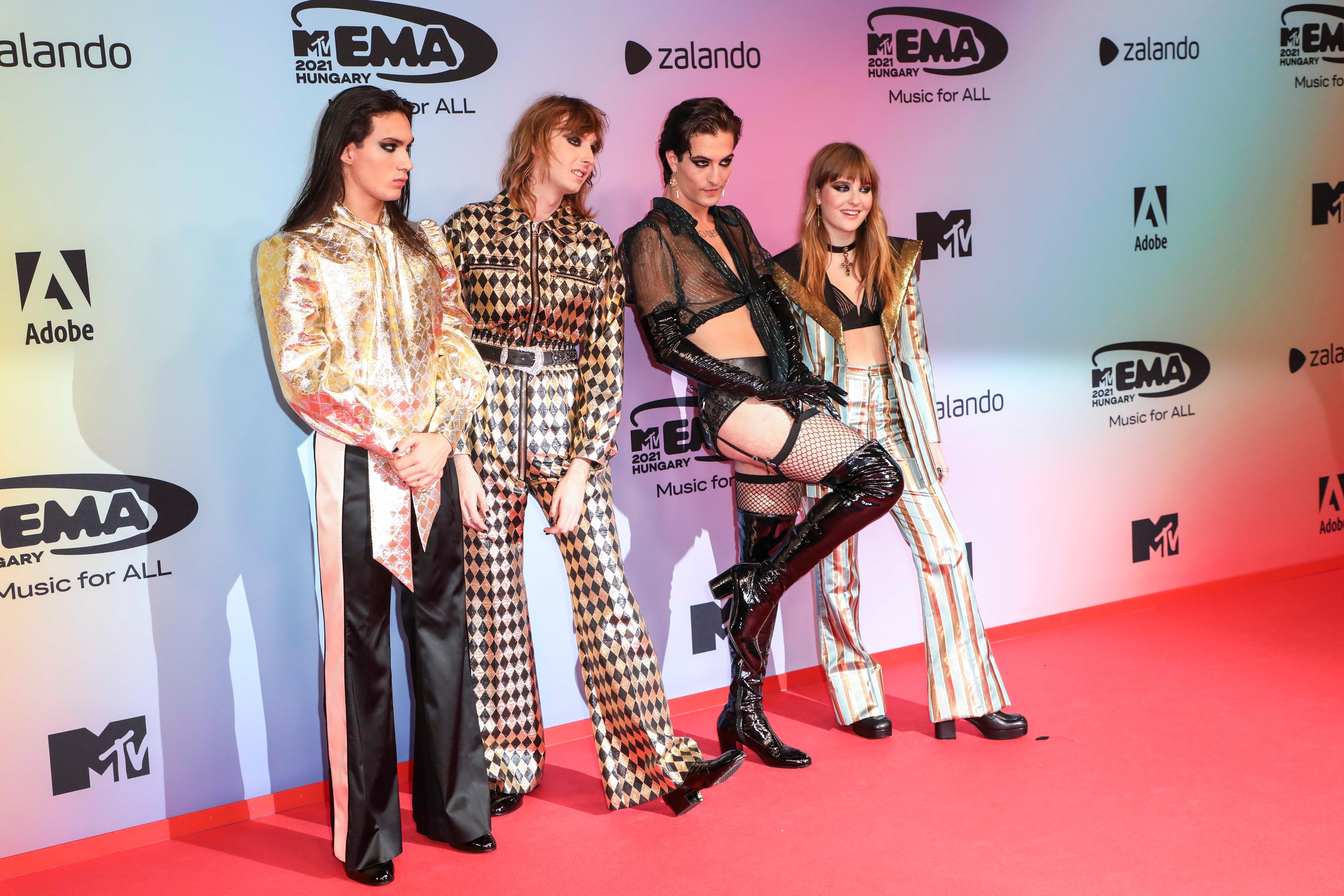 Maneskin, un altro trionfo: sono i Best Rock agli Mtv Ema