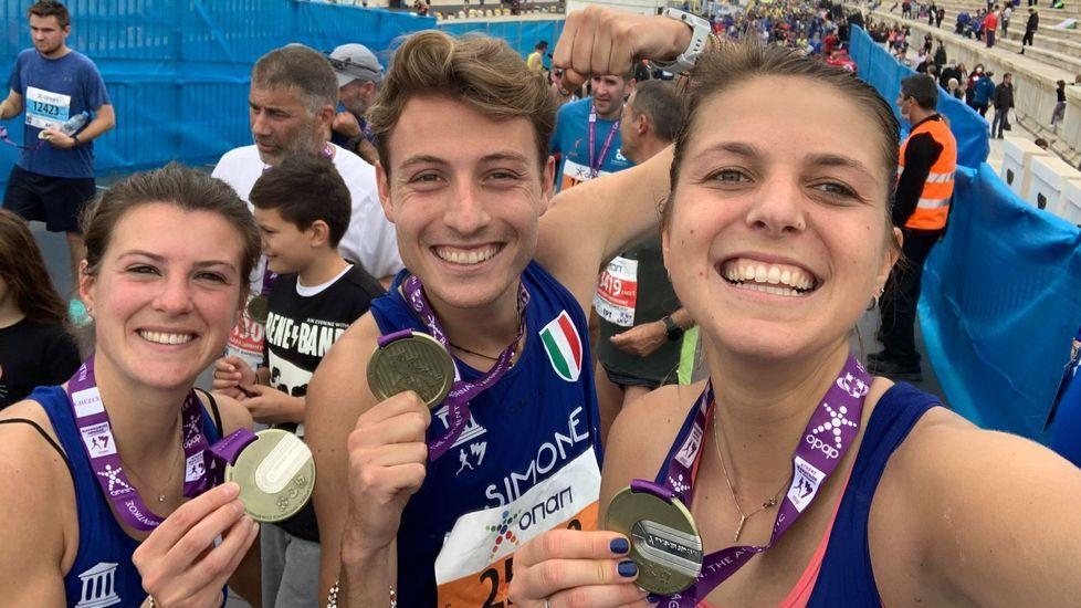Chiara, Laura, Simone e il mito «Correre ad Atene è speciale»