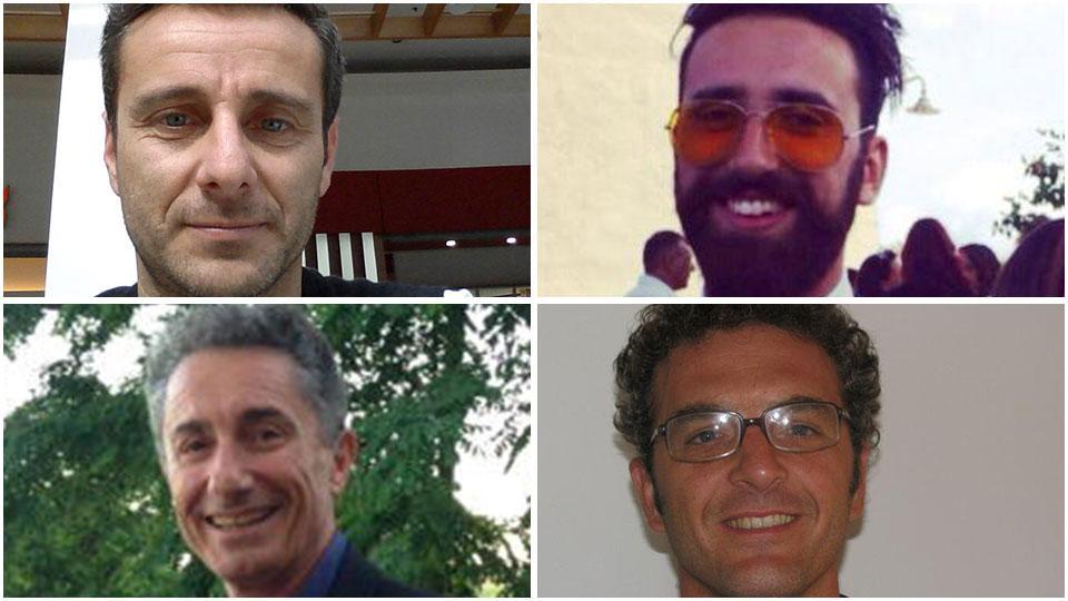 Rossano Granchi, Nicola Fegatilli, Luca Benedettini e Cristiano Ristori