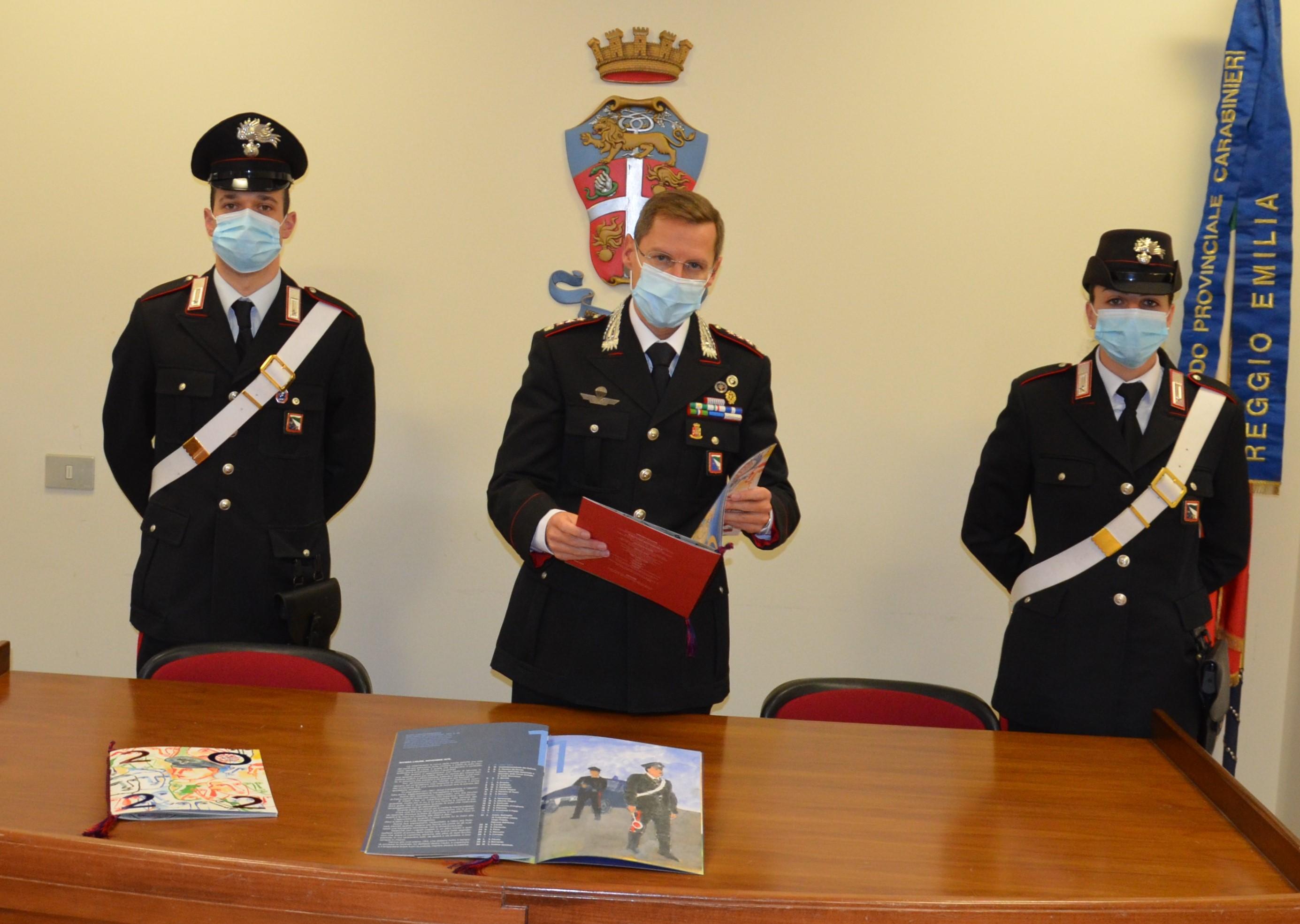 La presentazione del calendario dell'Arma 2022