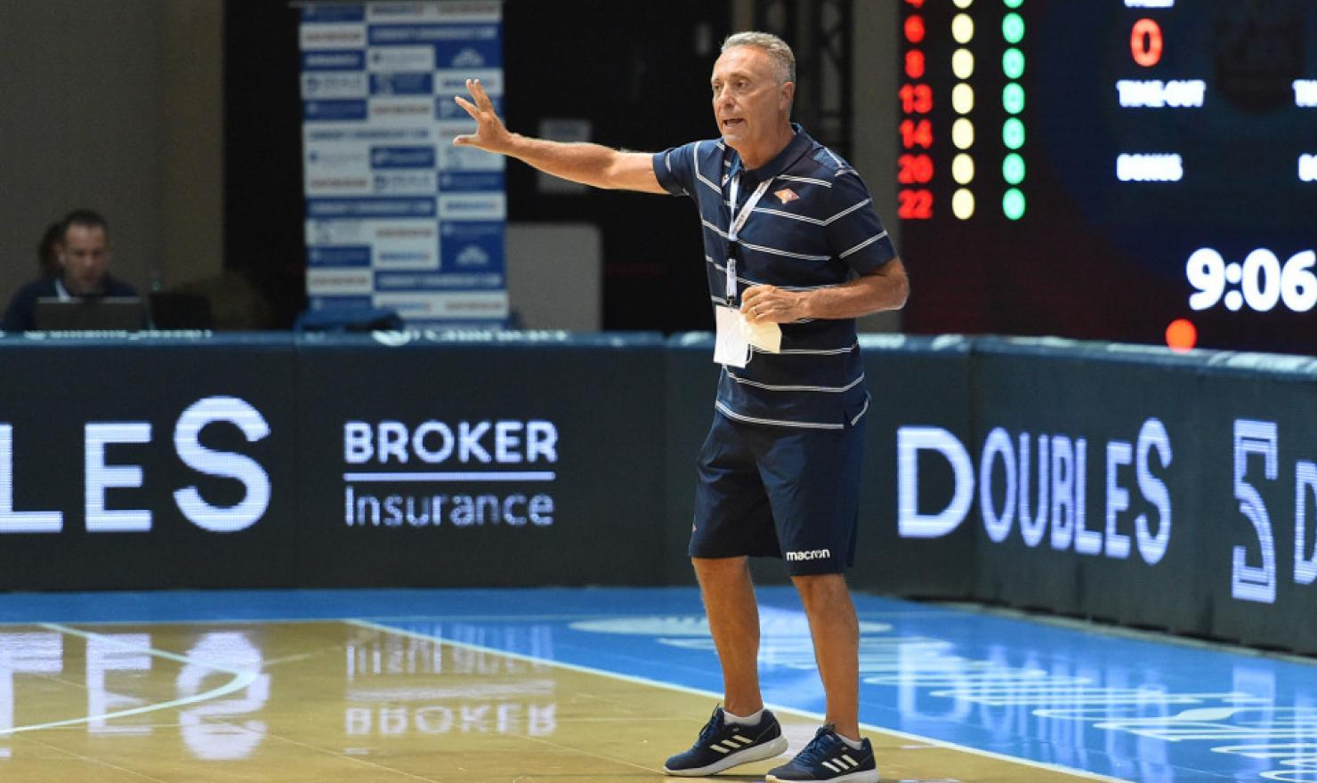 Piero Bucchi, coach della Dinamo