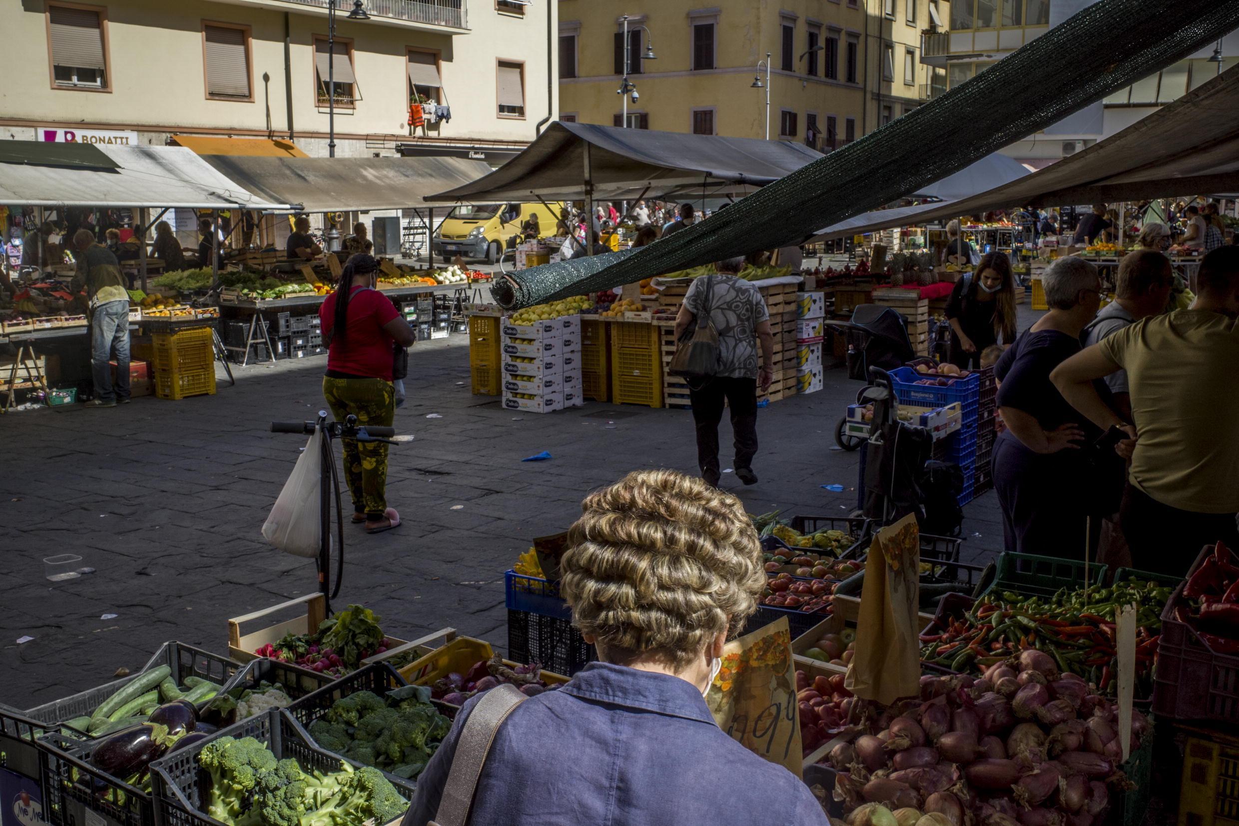 Una veduta di piazza Cavallotti