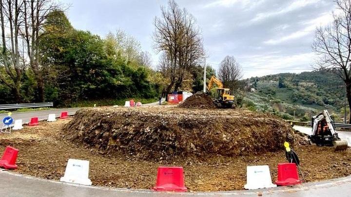 Provinciale più sicura Ampliata la curva sopra Montemagno
