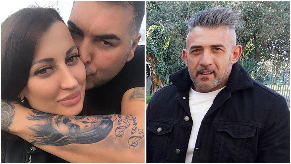 Khrystyna Novak con il compagno Airam Negrin Gonzales e Francesco Lupino