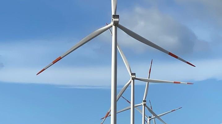 Il parco eolico realizzato da Web Italia Energie Rinnovabili in zona Quagliodromo