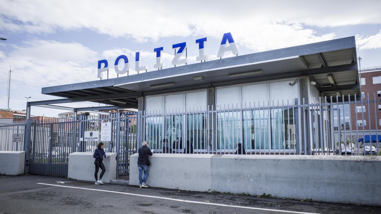 La caserma della polizia di Stato di viale Boccaccio
