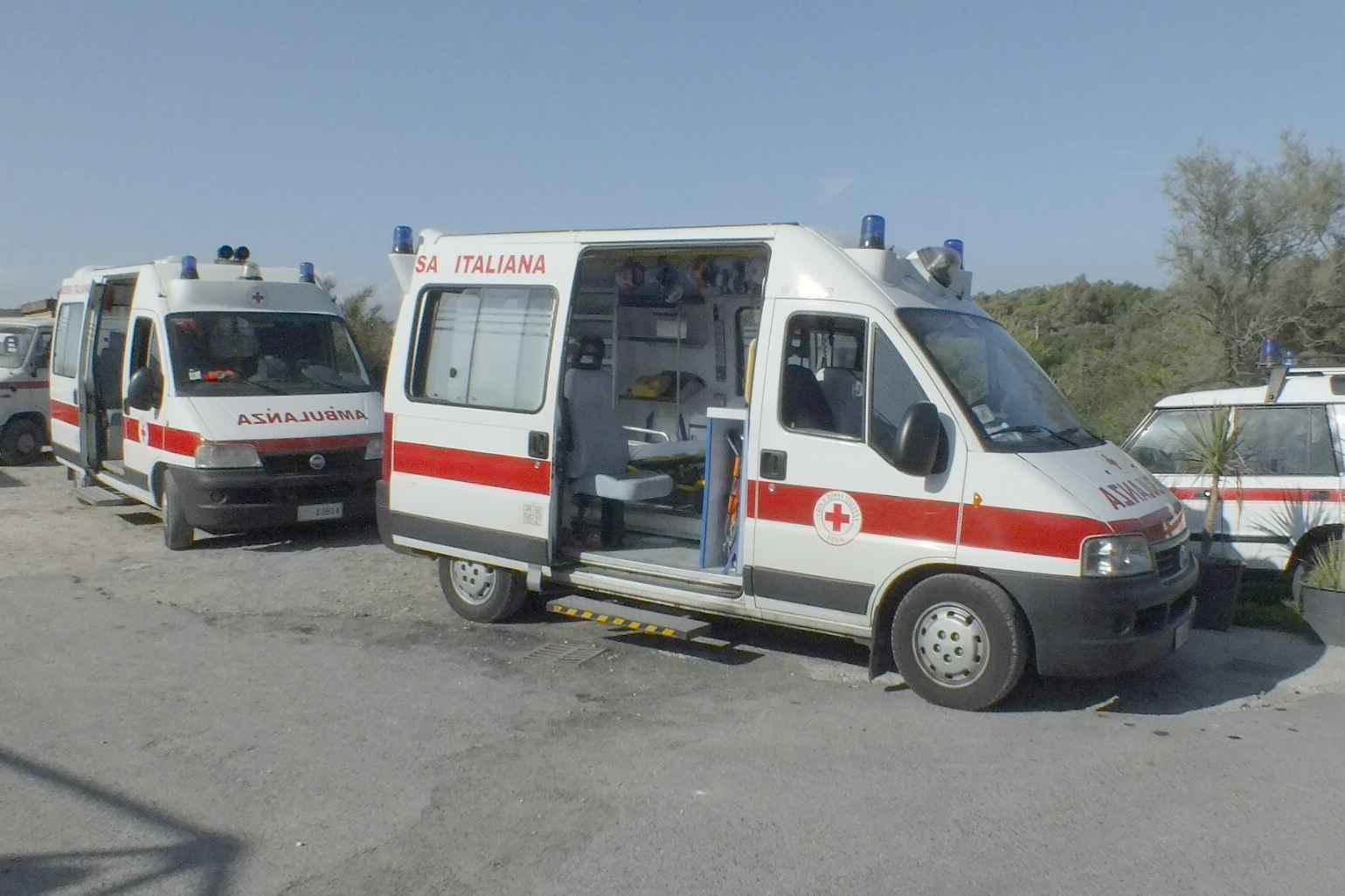 Ambulanze della Croce rossa