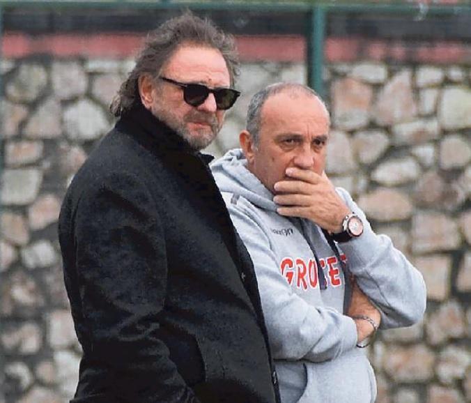 Mario Ceri e Lamberto Magrini a colloquio: il Grosseto ora rischia la retrocessione