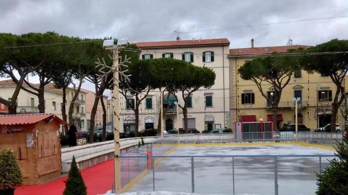 Pista per pattinare sul ghiaccio in arrivo in piazza Carducci