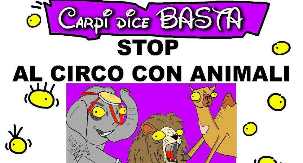 Protesta contro il circo «No all’uso di animali per fare business» 