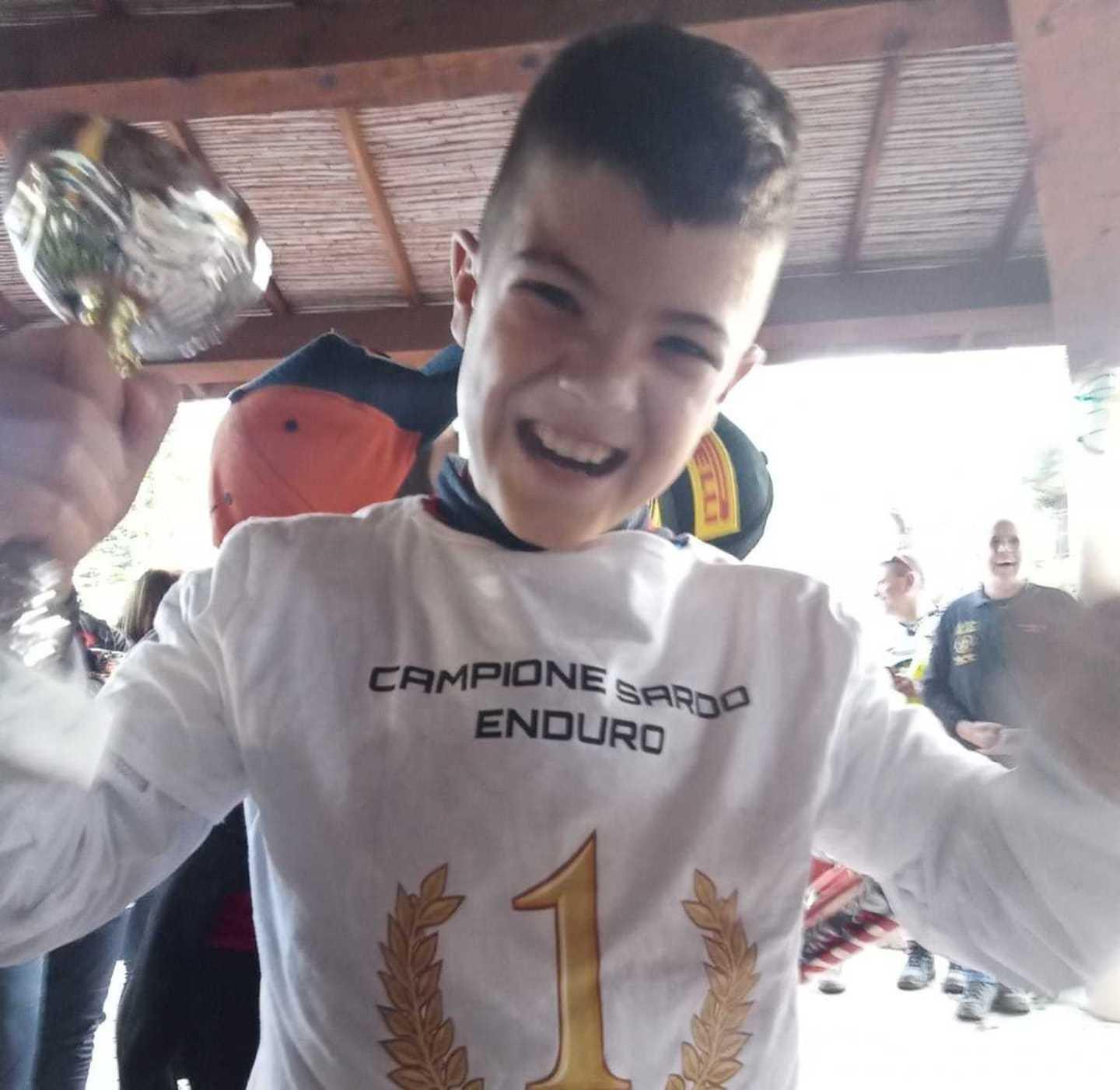Enduro, il campione regionale ha nove anni