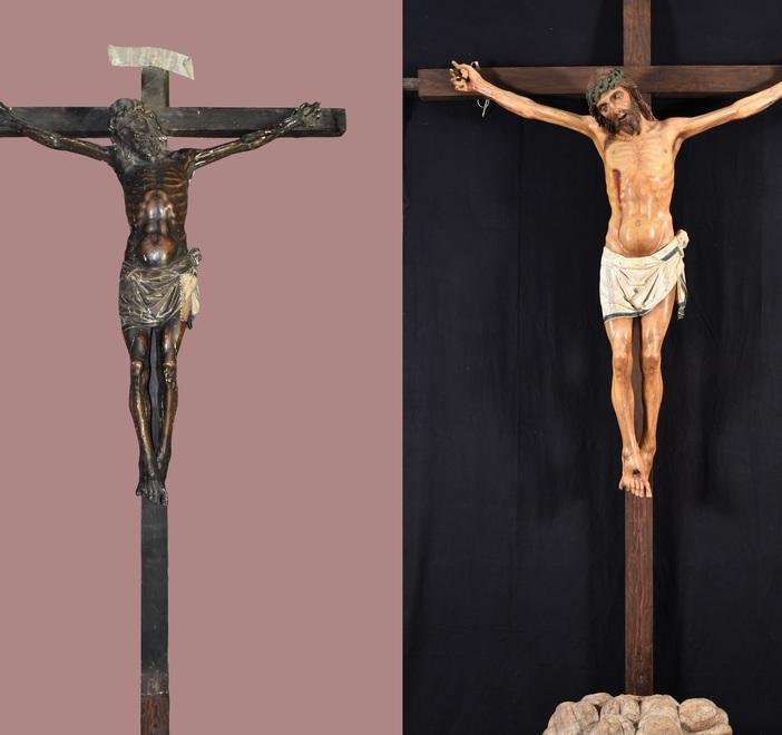 Restaurato il crocifisso di Sant’Antonio in Polesine