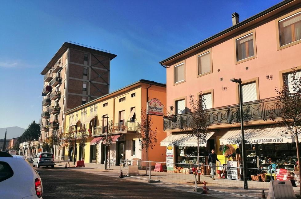I lavori in via Piaggia