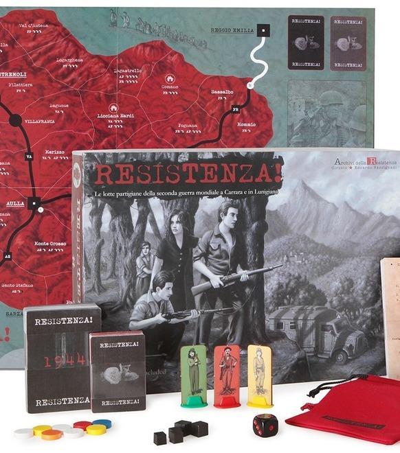 Card e mappe a tema: Le brigate partigiane e la Lunigiana in un gioco di strategia da tavolo 