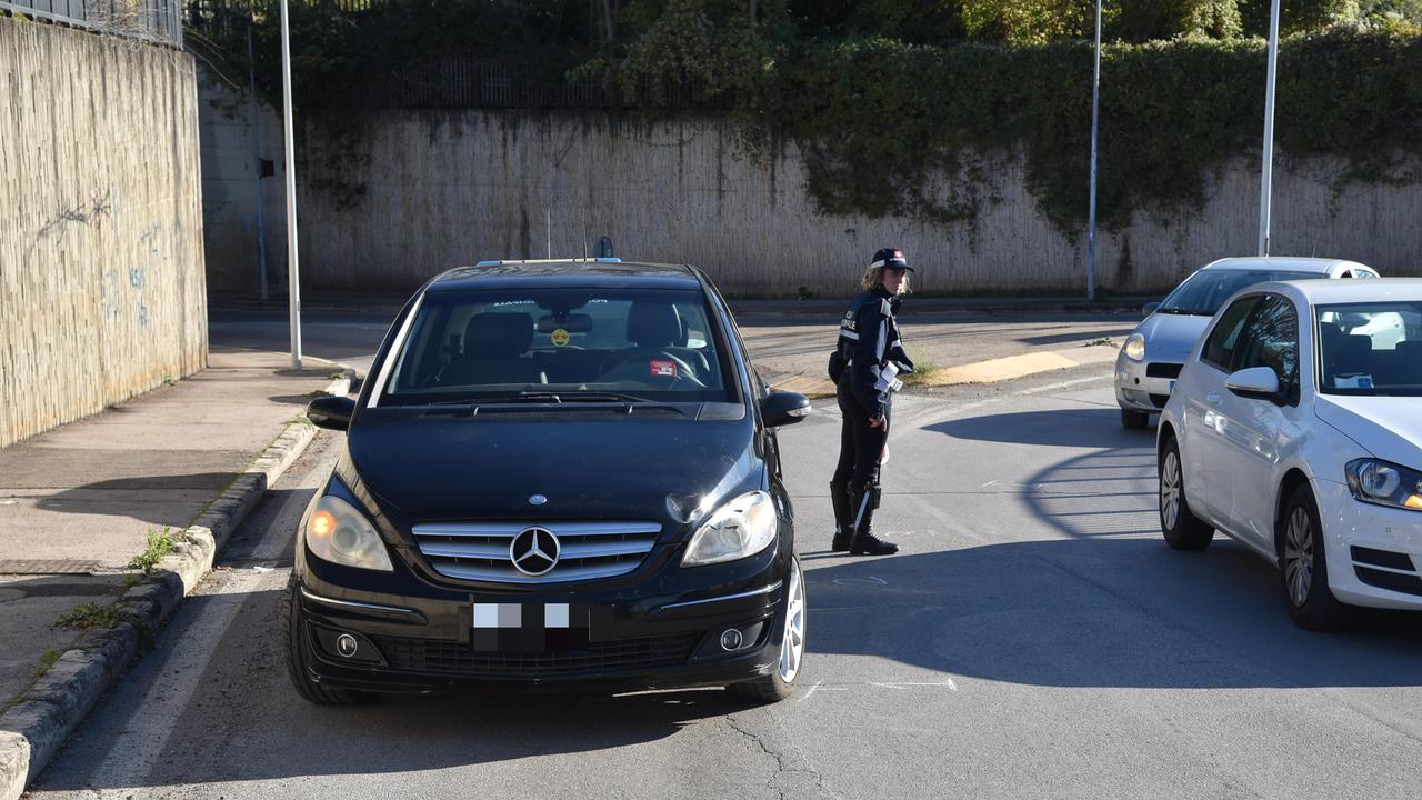 Il luogo dell'incidente (foto Agenzia Bf)
