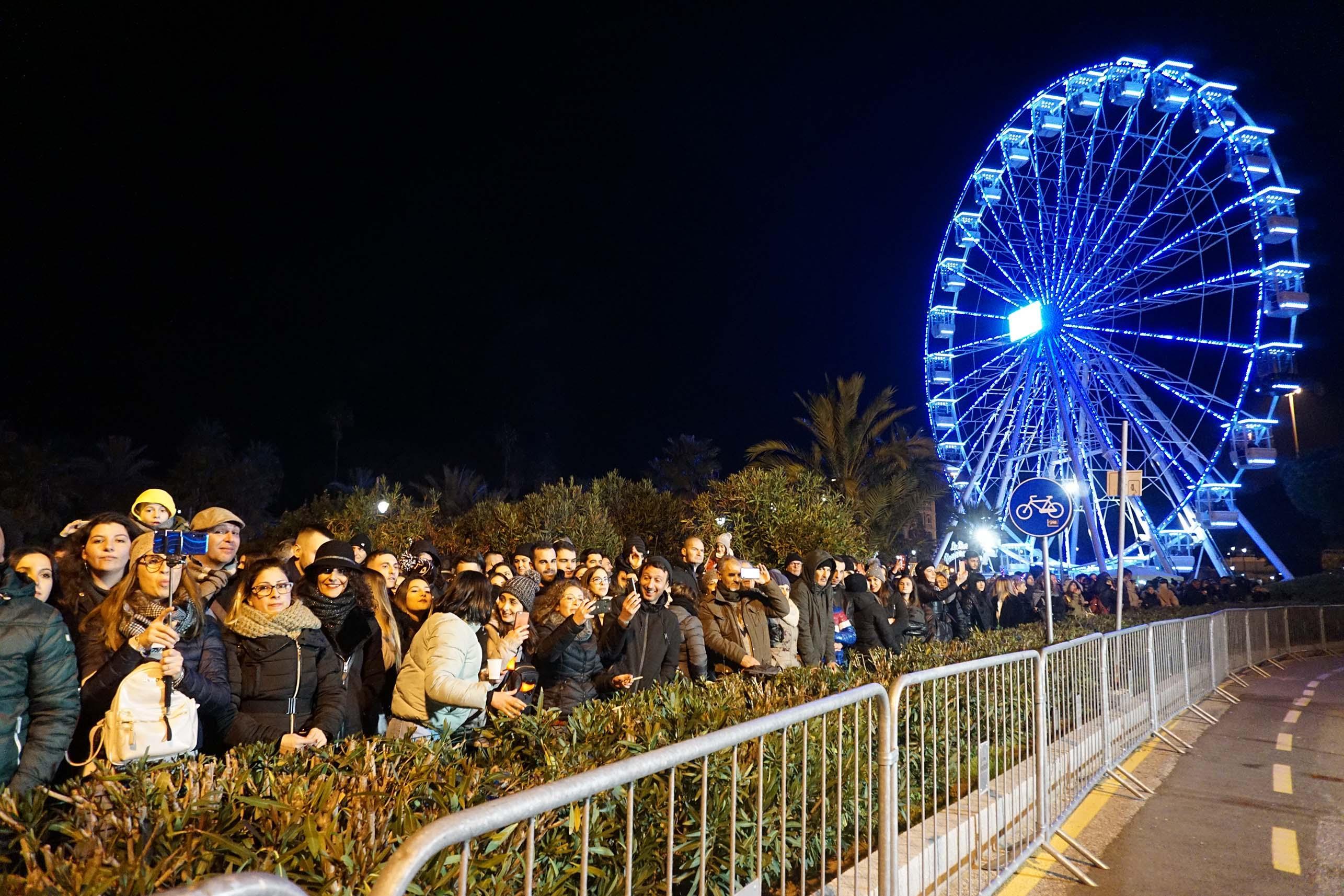 Folla al concerto di Elisa a Capodanno
