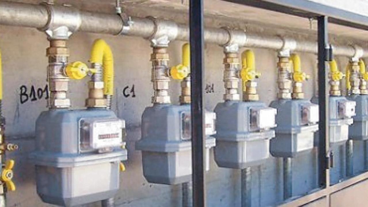 Contatori del gas (foto d’archivio)