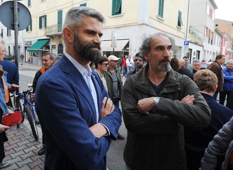 Dall’alto il sindaco Ferrari col vice Parodi
