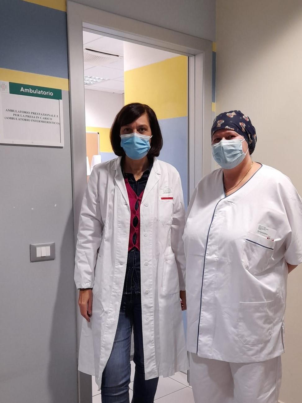 Personale sanitario del nuovo ambulatorio della Casa della Salute di Bomporto