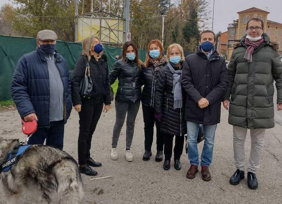 Flash mob della Lega per la bonifica