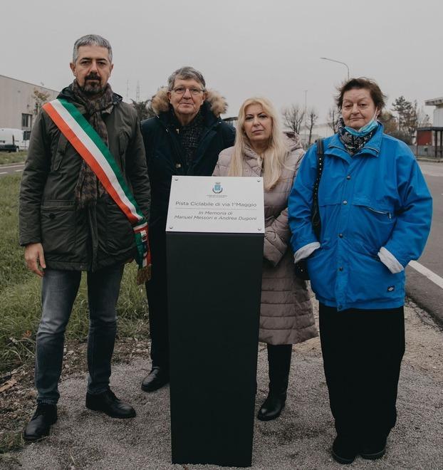 La pista ciclabile per ricordare Manuel e Andrea 