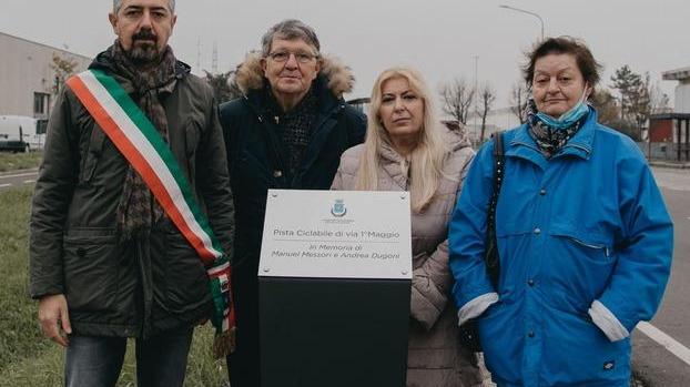 La pista ciclabile per ricordare Manuel e Andrea