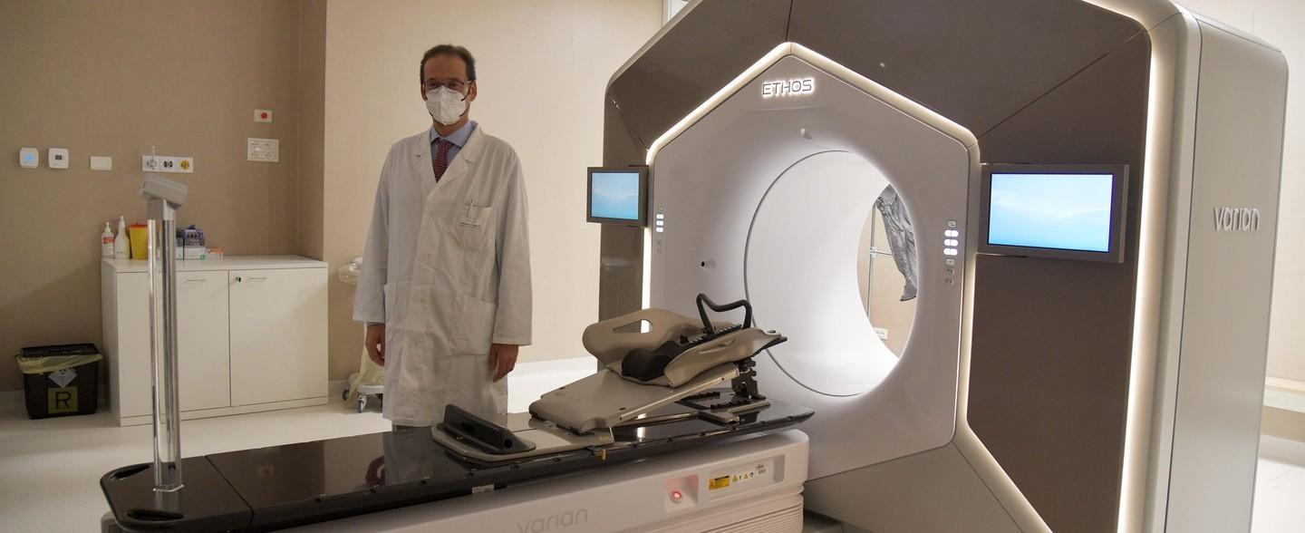 La radioterapia del futuro tra alta tecnologia e arte 