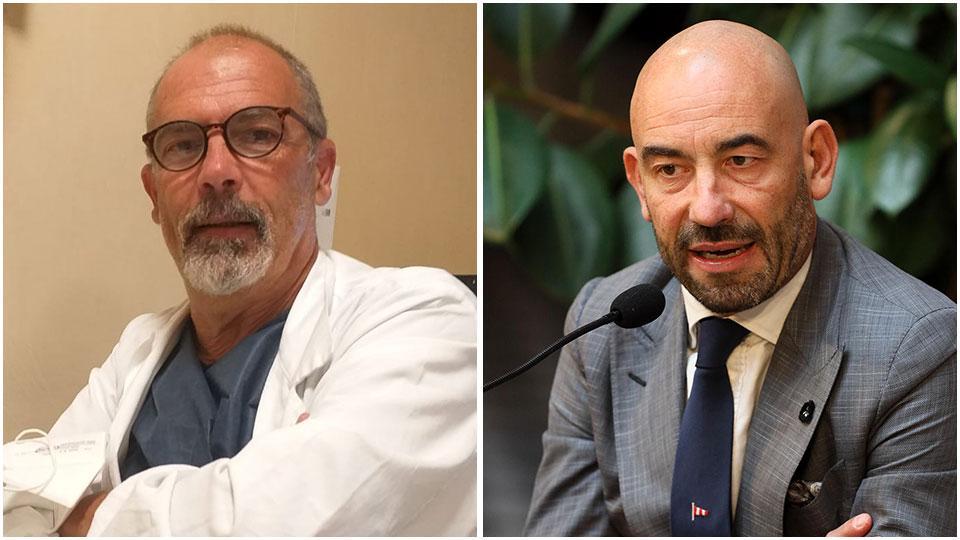 Spartaco Sani e Matteo Bassetti